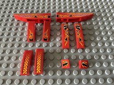 Lego Rot Dachsteine Beklebt