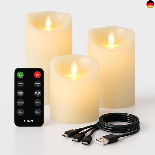 Led stumpenkerzen aus - led,