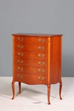 Edle Kommode im Barock Stil Vertiko Chippendale Englisch Schubladenkommode