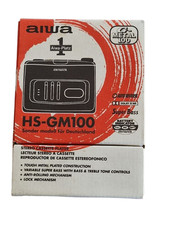 Aiwa HS-GM100 Stereo Radio Kassettenspieler Super Bass Sondermodell NEU