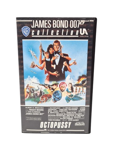Octopussy vhs warner home - vhs,