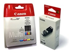 PGI-550 CLI-551 5er-Pack Canon Original Original Drucker Tintenpatronen