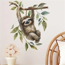 Wandtattoo Faultier auf Ast