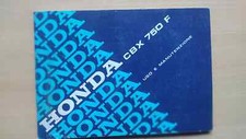 Honda CBX750F Uso+Manutenzione