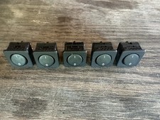 5 x Kippschalter Netzschalter eckig EIN/AUS 4 pol. 28 x 28 mm 16A (4) / 250V