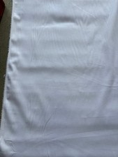 ca. 140 cm x 14,00  M.  Stoff  Weiß  Hobby Schneider Restposten.