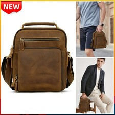 Herren Schultertasche Echt