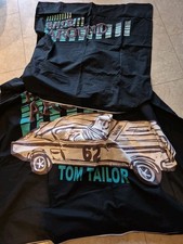 Tom Tailor Bettwäsche 80x80 135x200 Top Schwarz Blau Motiv Auto