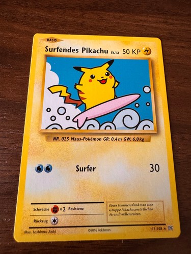 Surfendes pikachu 111 - 🍯, 111/108