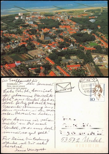 Domburg veere luftbild - domburg,