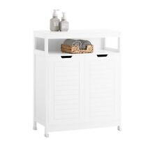 B-Waren Badkommode und Türen Midischrank Badschrank Sideboard BZR121-W B-Waren