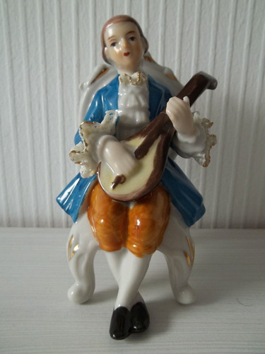 Porzellan barock musiker - barock, figur