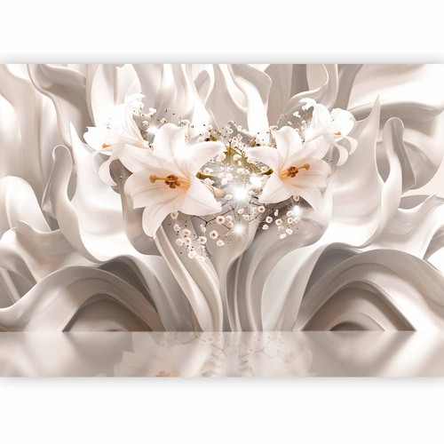 Blumen lilien abstrakt - blumen, 3d