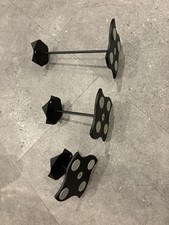 Partylite 3 Kerzenhalter Schwarz, Teelichthalter, Kerzen 