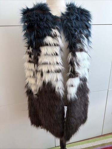 Fake fur fellweste - fake, ,