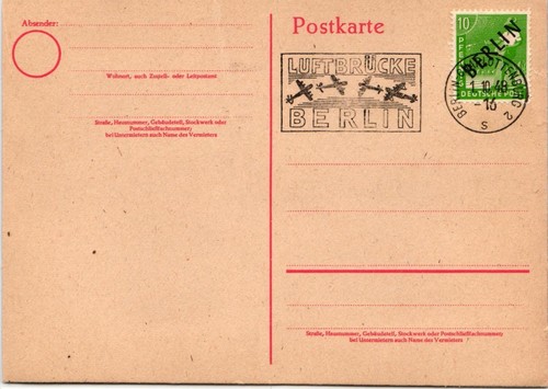 Berlin auf postkarte - berlin,