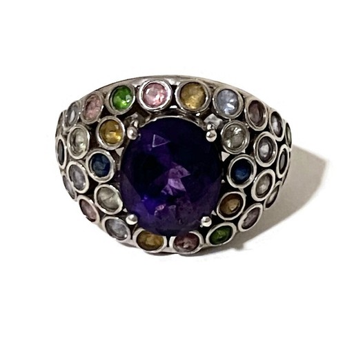 Ovaler facettierter amethyst - ovaler,