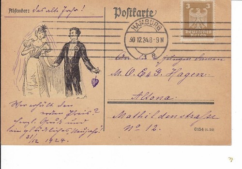 Postkarte hamburg - xb, 11/