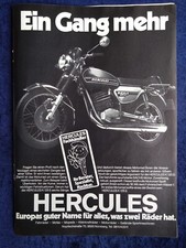 Hercules K 125 S, originale Werbung aus  1976
