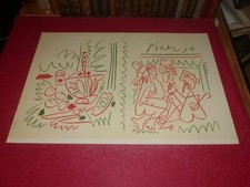 Art Xx Picasso Lithografie Auf