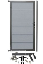 WPC XL Tür Gartentür Zauntor