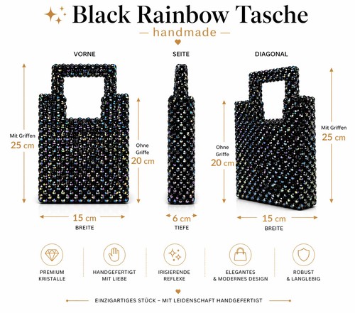 Handgemachte perlen tasche - handgemachte,