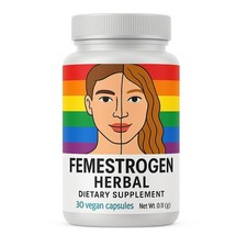 FEMESTROGEN HERBAL - Natürliche weibliche Unterstützung | MTF 30 Vegane...