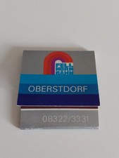 Streichholzheftchen, Oberstdorf, Fellhornbahn, Skiberg, Wandergebiet