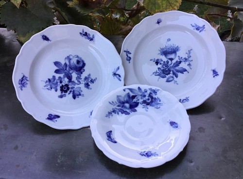 Meissen teller dessert - meissen, (2