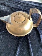 Teekanne Art Deco Messing