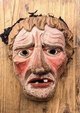 Tirol - Hexenmaske - um 1900 oder früher - Fasnacht - Fasnet - Fasching 