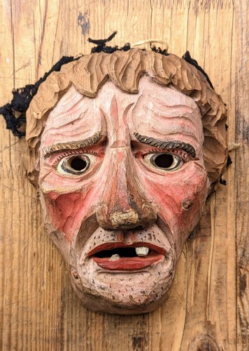 Tirol hexenmaske um 1900 - -,