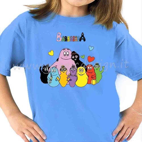 Tshirt barbapapa rund die - tshirt,