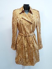 Edle LUXUS Escada Couture Mantel curry braun gold Gürtel snake 42/44 NP1280 COAT