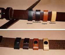 GÜRTEL SCHLAUFE mit DRUCKKNOPF für Ledergürtel Gürtel EXTRA HANDGEFERTIGT