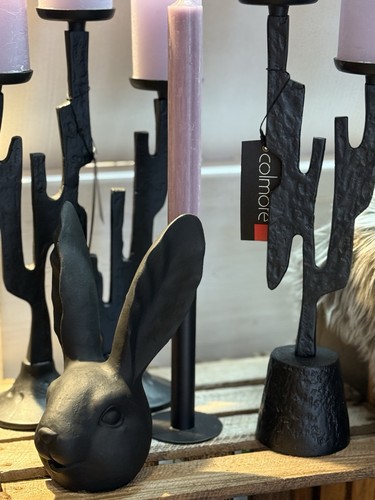 Hasenbüste büste schwarz - büste,
