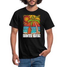 Santa Cruz Retro 70er 80er Vintage Design Männer T-Shirt