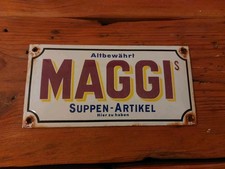 Türschild Maggi Emailleschild