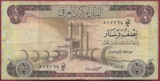 Irak/Iraq 1/2 Dinar P-62(1)