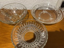 3 Salat Schüssel Glas Schalen