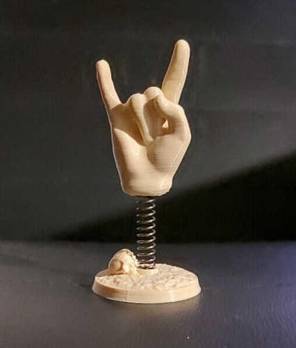 Wackel hand metal - hand,