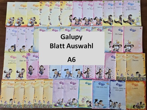 Galupy blatt auswahl - blatt, a6