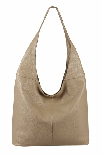 Ital damen leder shopper - leder, xl