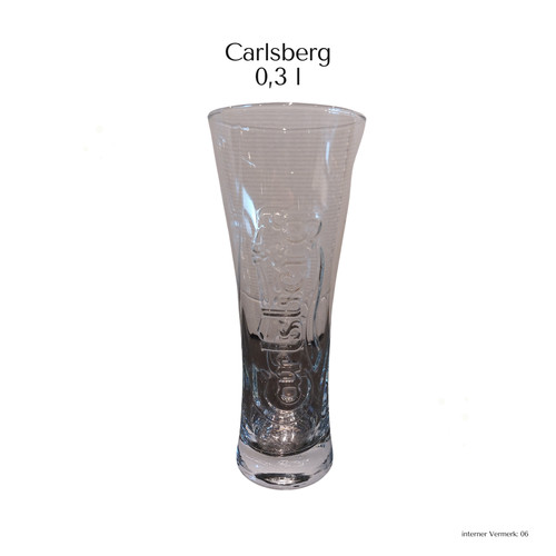 Carlsberg l bierglas - l,