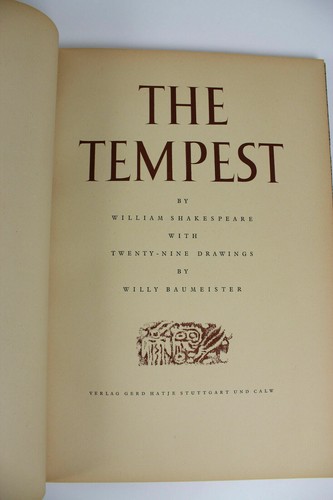 Willi baumeister the tempest - willi,