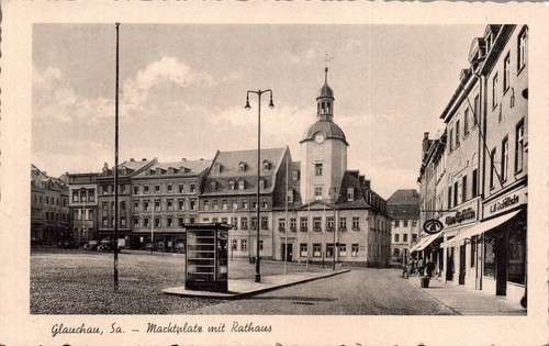 Glauchau marktplatz - glauchau,,