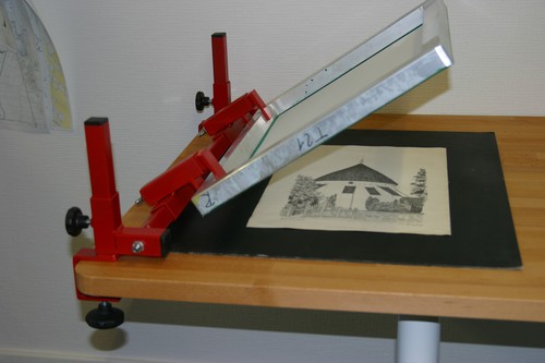 Siebdruck-Tischschwinge-Screen