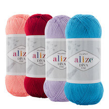 5 x 100g ALIZE DIVA FINE