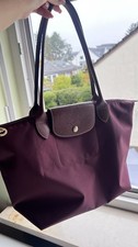 Longchamp Le Pliage M bordeaux weinrot Tasche Shopper 