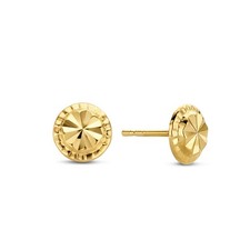 Damen Ohrstecker echt Gold 585 (14 kt) diamantiert